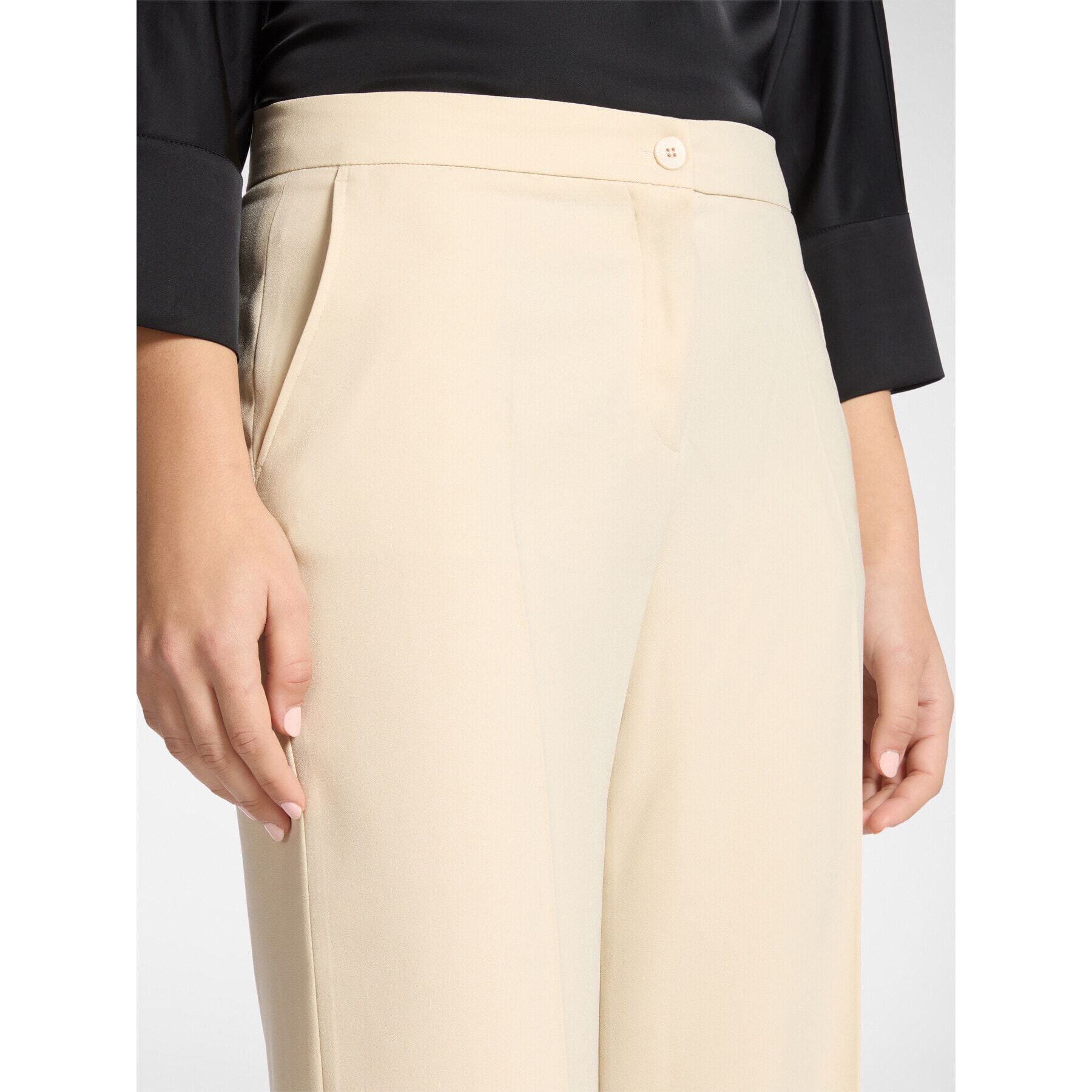 Elena Mirò - Pantalones de cady - Blanco