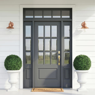 Lot de 2 boules de buis artificielles  dia. 42 cm vert