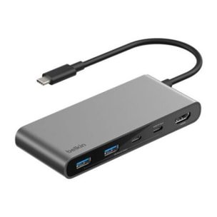 Hub BELKIN 7 en 1 multiport 100W Gris