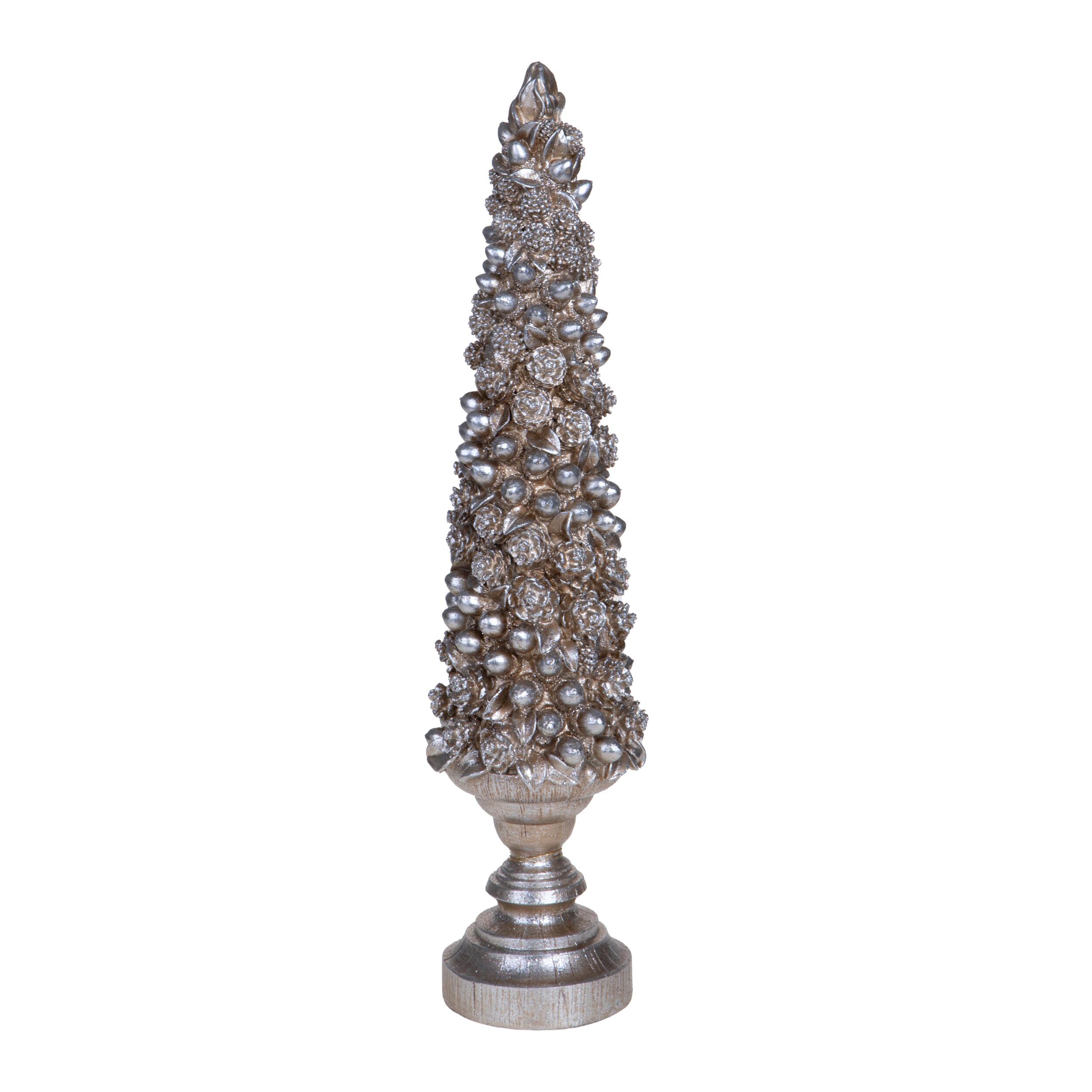 Albero pigne natale con base - Pezzi 1 - ORO - Bianchi Dino SpA