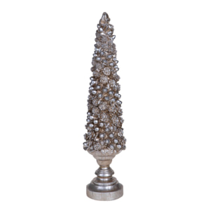 Albero pigne natale con base - Pezzi 1 - ORO - Bianchi Dino SpA