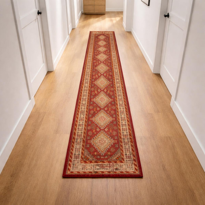 Tapis oriental tissé motif ethnique HEJE