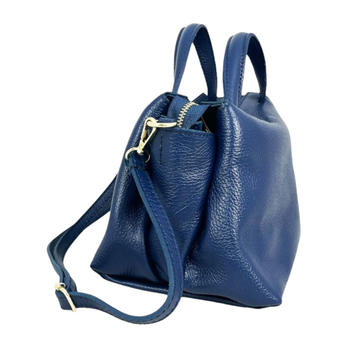 Borsa a mano Cheval Firenze Algedi Mini Blu Scuro