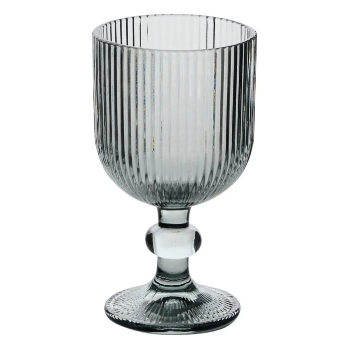 Verre à vin Ema gris D7,9xH14,3cm