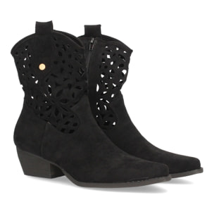 Botas cowboy caladas con tacón.