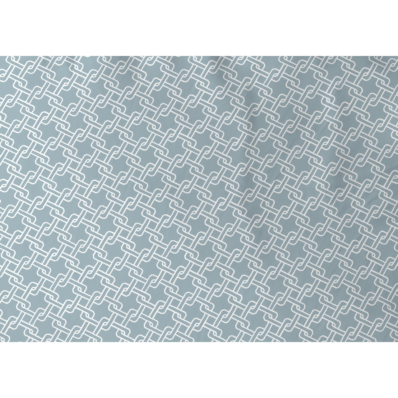 Copripiumino In 100% Cotone Disegno Catena