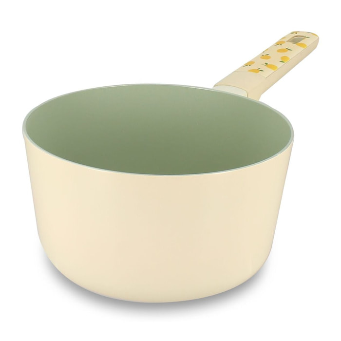 Casserole 18cm en aluminium citron - tous feux CITRON