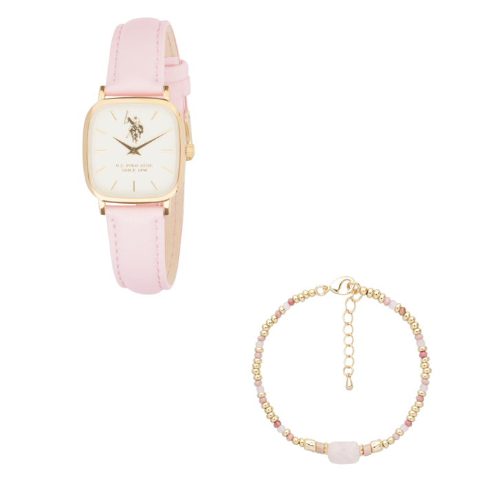 Cofanetto orologio e bracciale U.S. Polo Assn.