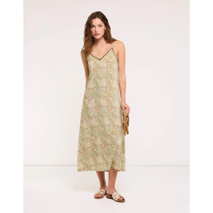 Vestido Largo Caqui - Sailis
