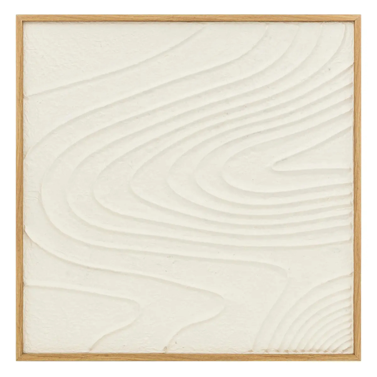 Déco mural 3D Hateya blanc 80x80cm