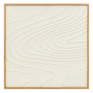 Déco mural 3D Hateya blanc 80x80cm