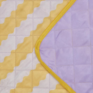 Couverture pour pique-nique jaune 140x175cm