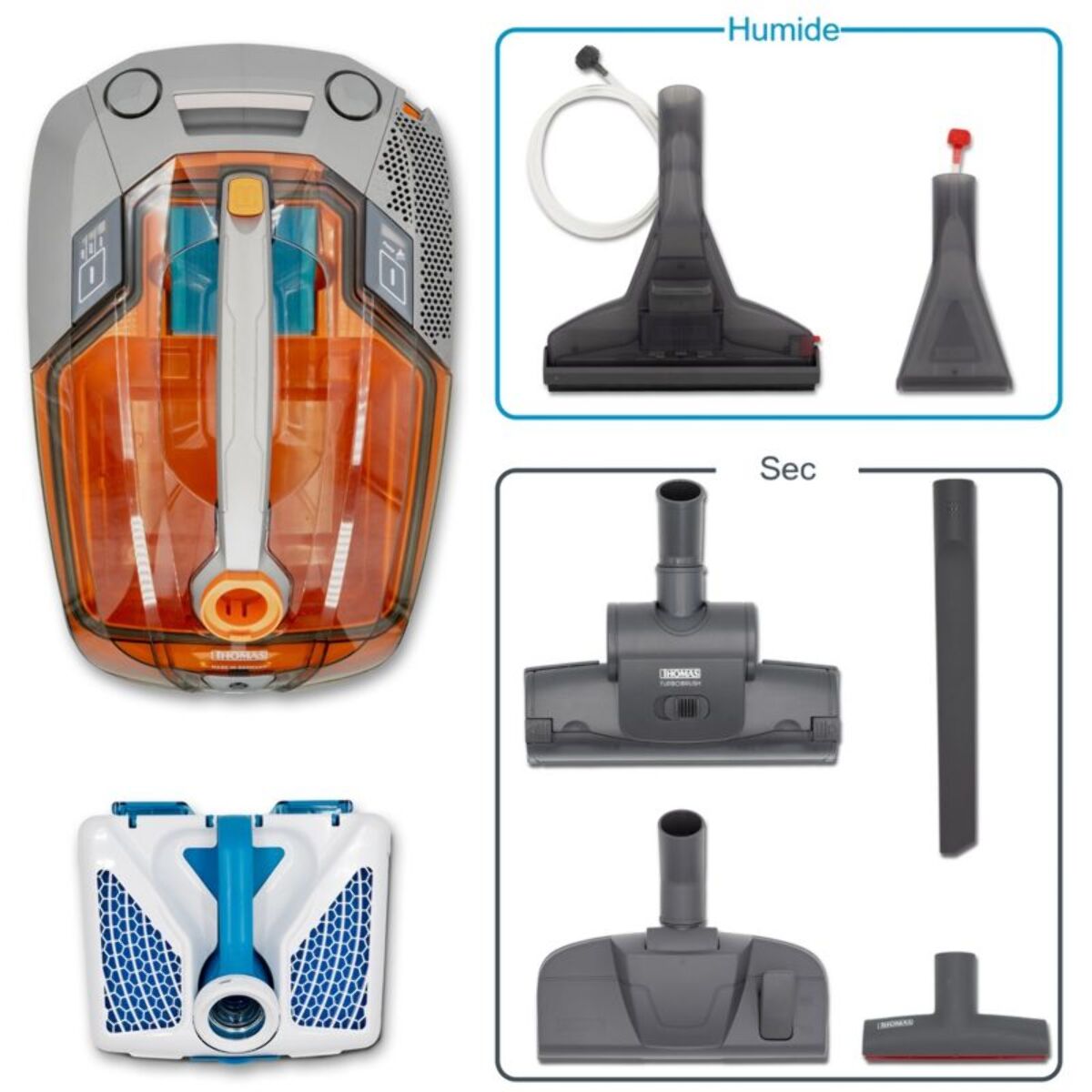 Nettoyeur de sol THOMAS Pet & Family Aqua+ (788568)