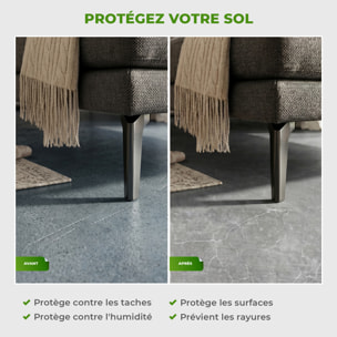 Sticker Sol avec laminat de Protection en Plastique Anti-dérapant | Stickers adhésif Sol - SOL CARRELAGES DALLE DE BETON CIRÉ - 1 sticker