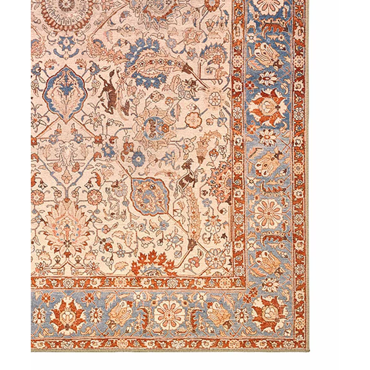 Tappeto Motivo Persiano Color Crema