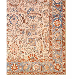 Tappeto Motivo Persiano Color Crema