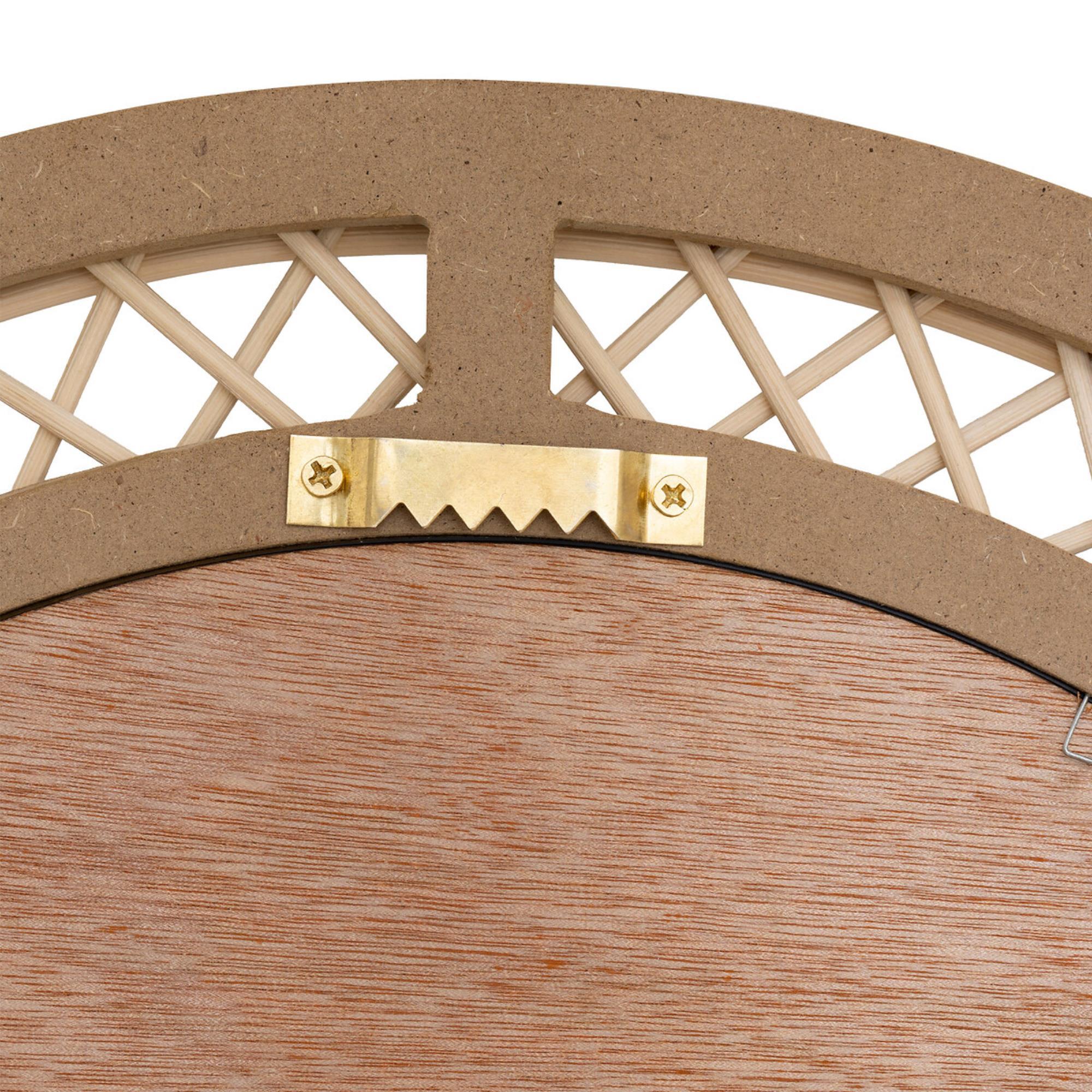 Espejo mural arco Anahi 87 x 47 cm ratán