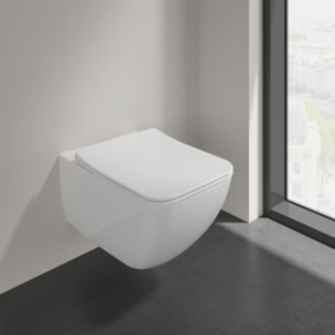 Cuvette WC suspendu Venticello + abattant sandwich frein de chute