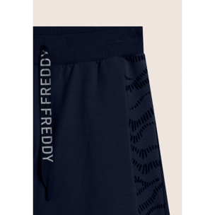 Pantaloni Shorts con Motivo Grafico e Logo FREDDY