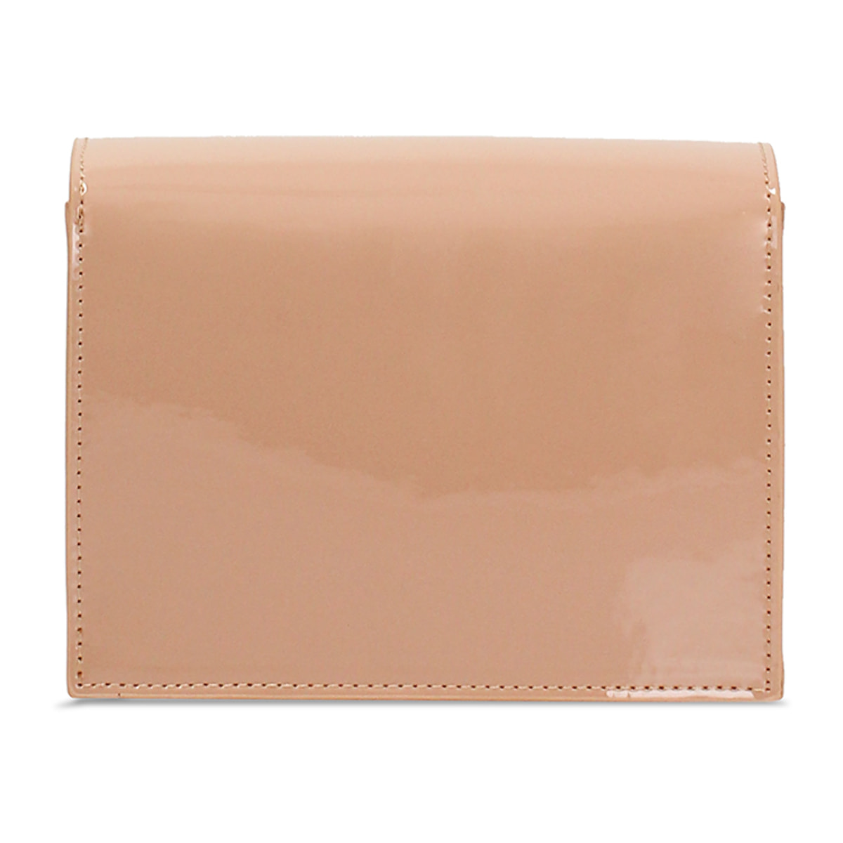 Borsa donna a tracolla nude in vernice
