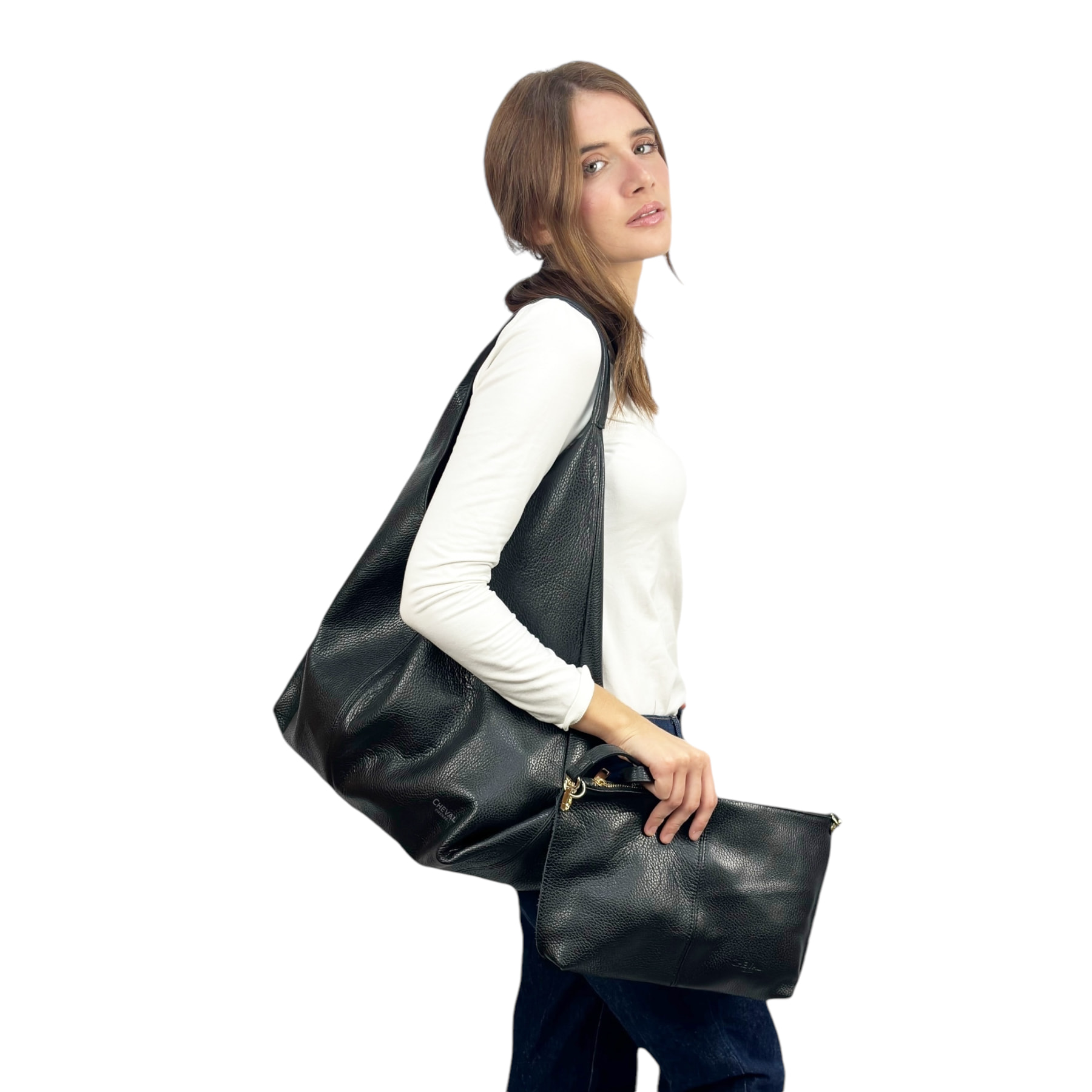 Bolso de Hombro Cheval Firenze Iris Negro