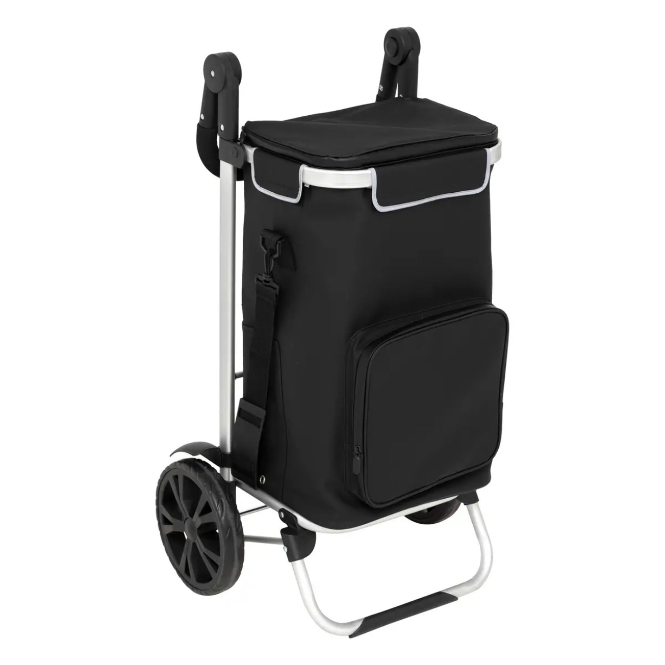 Chariot de course 2 roues imperméable oir