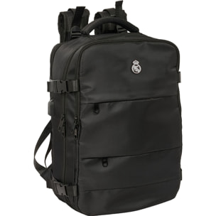 Mochila viaje cabina portatil 15,6 real madrid negra