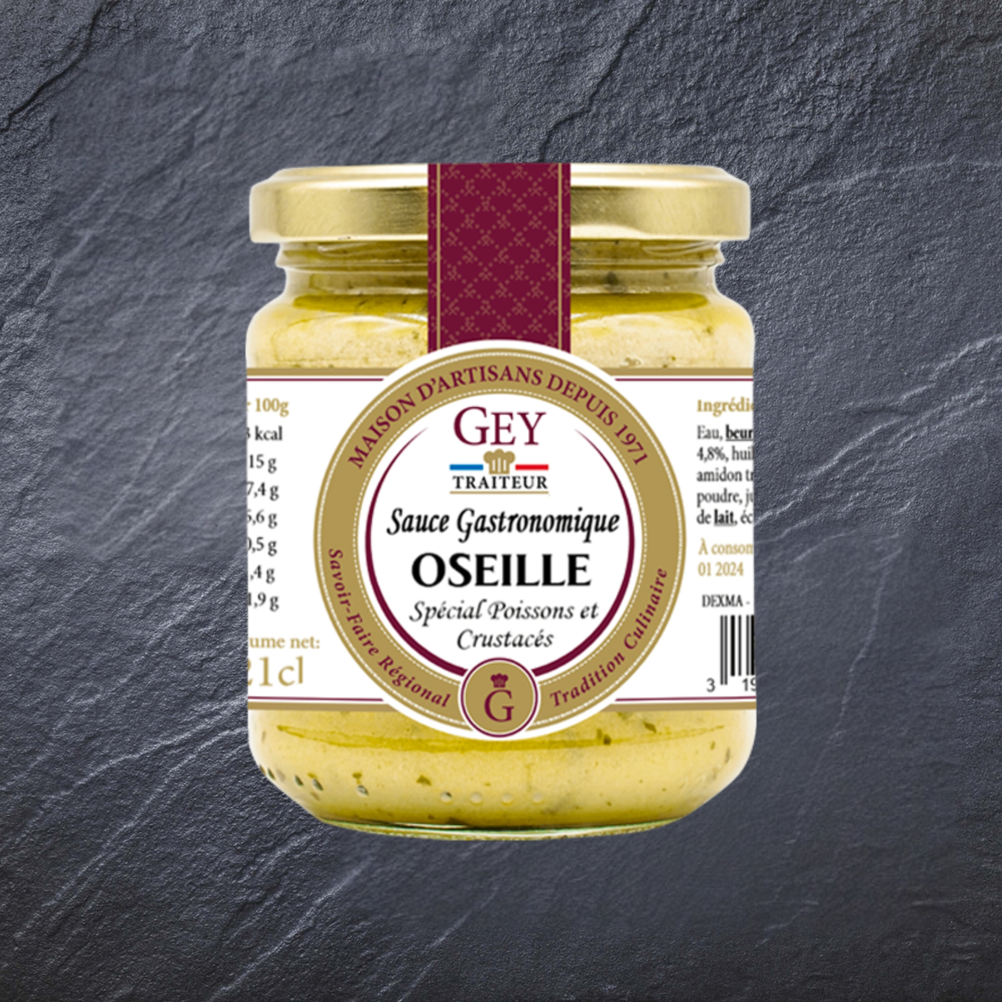 Sauce Oseille - 21cl - France - Maison Gey