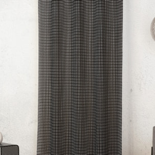 Tissu maille ajourée - Noir