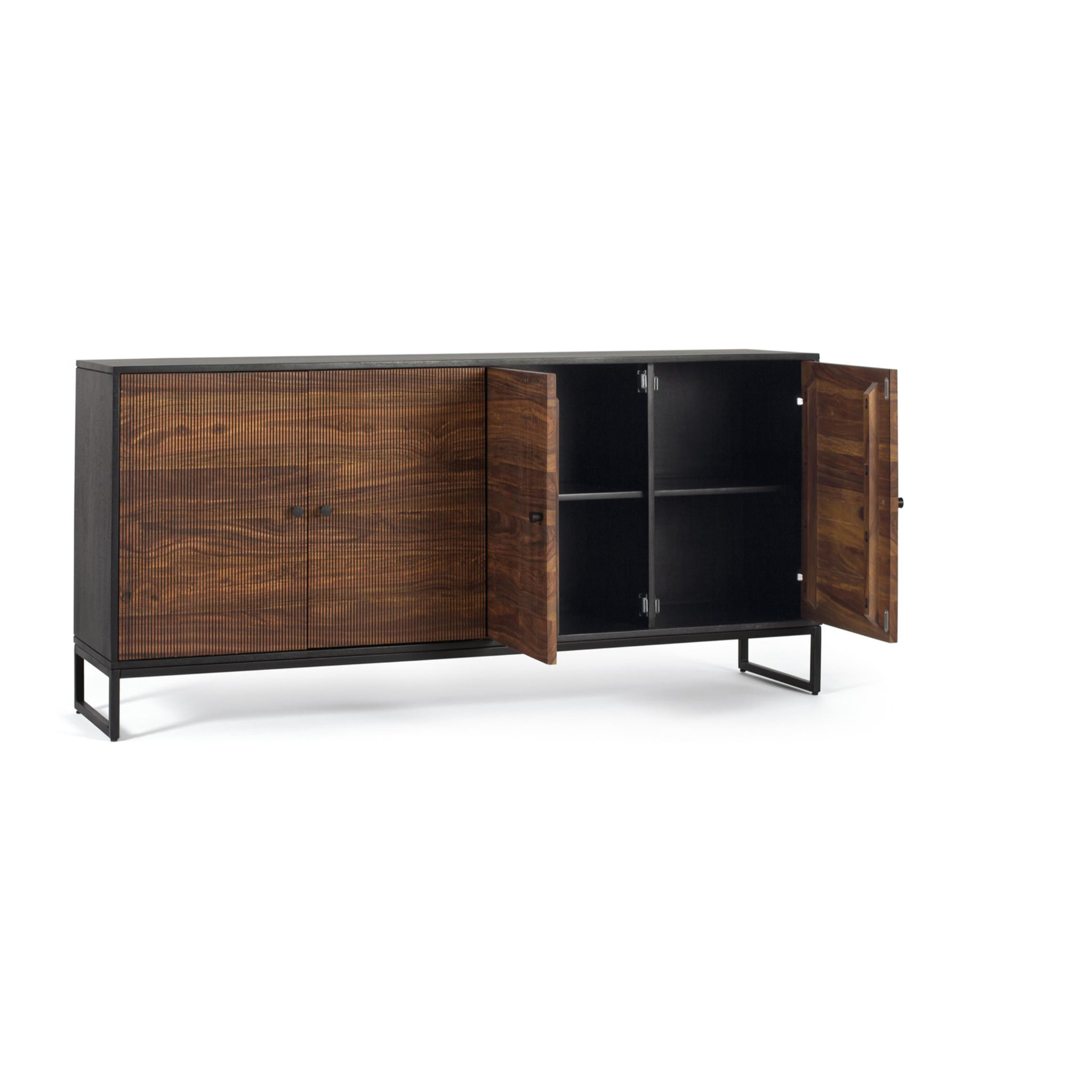 Aparador de Madera de Palisandro, Mango Estilo Rústico Moderno