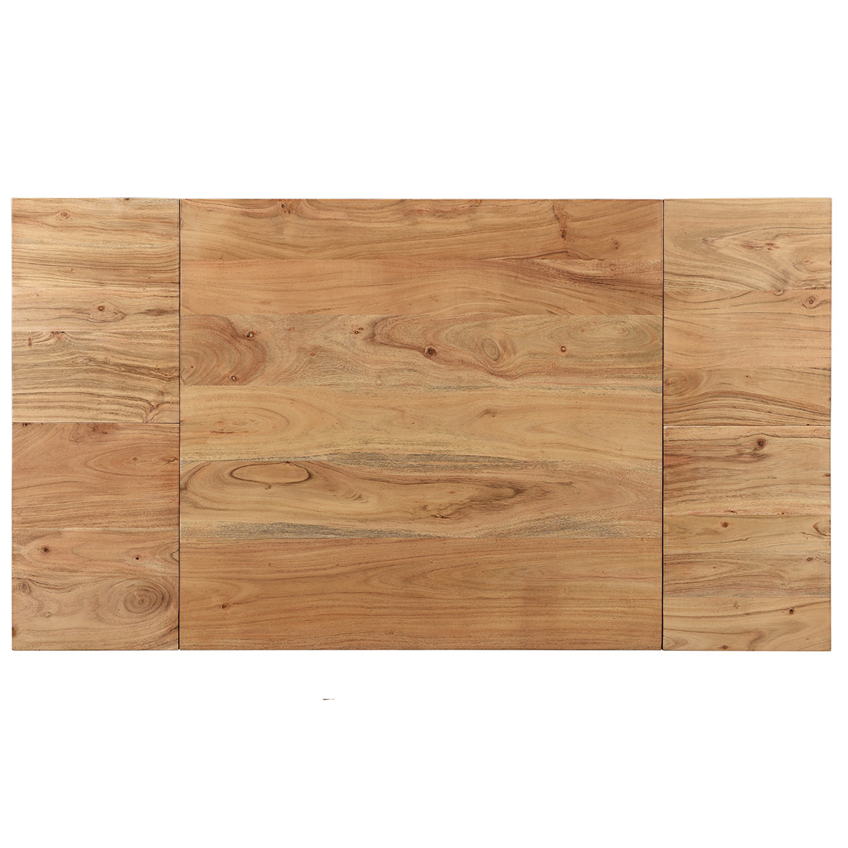 Table de bar haute extensible carrée en bois massif L80-135 cm BALTO