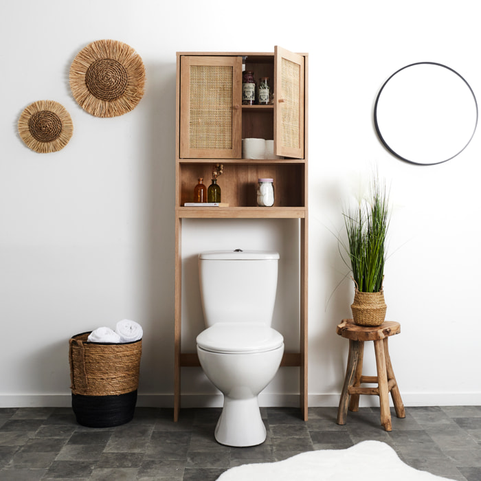 Meuble Wc Bali Rangement 2 Portes