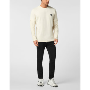 PHILIPP PLEIN Camiseta Cuello Redondo Ls CREST