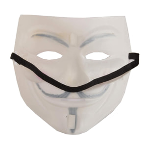 6 Maschere Carnevale Halloween Anonymous Vendetta Guy Fawkes Adulto Taglia Unica