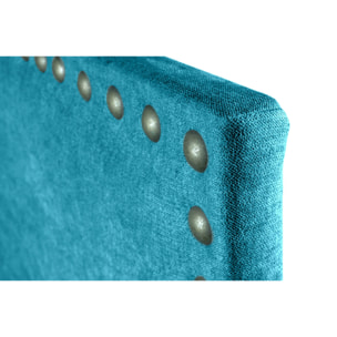 Cabecero Lirio Tela Turquesa 115