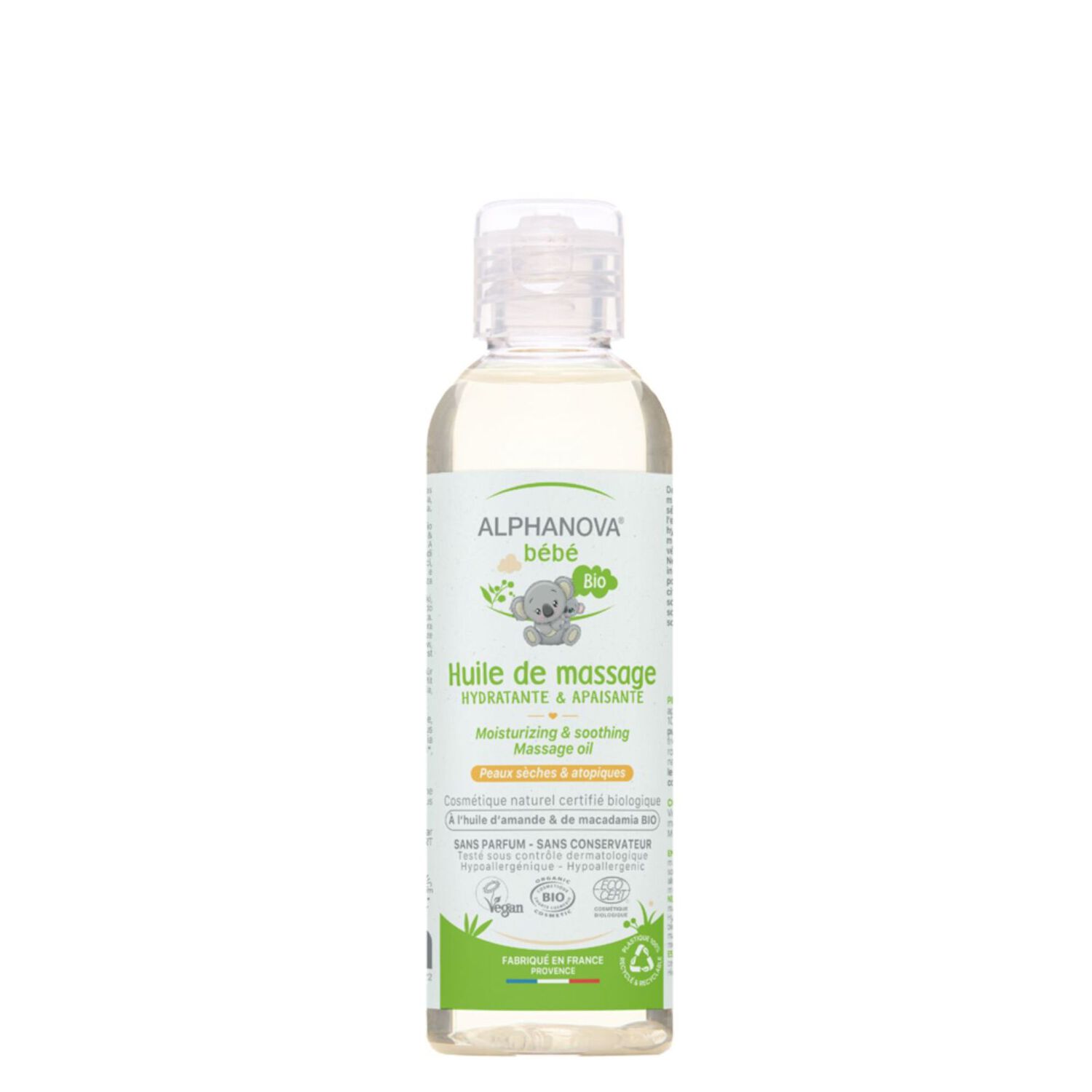 Bébé - Huile de Massage Bio 100 ml
