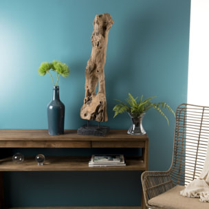 CLARA - Objet décoration bois teck branche naturelle 'M'