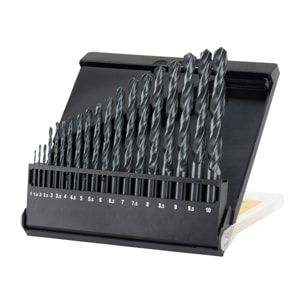 Stanley Cassette de 13 forets HSS-R de 1-10mm