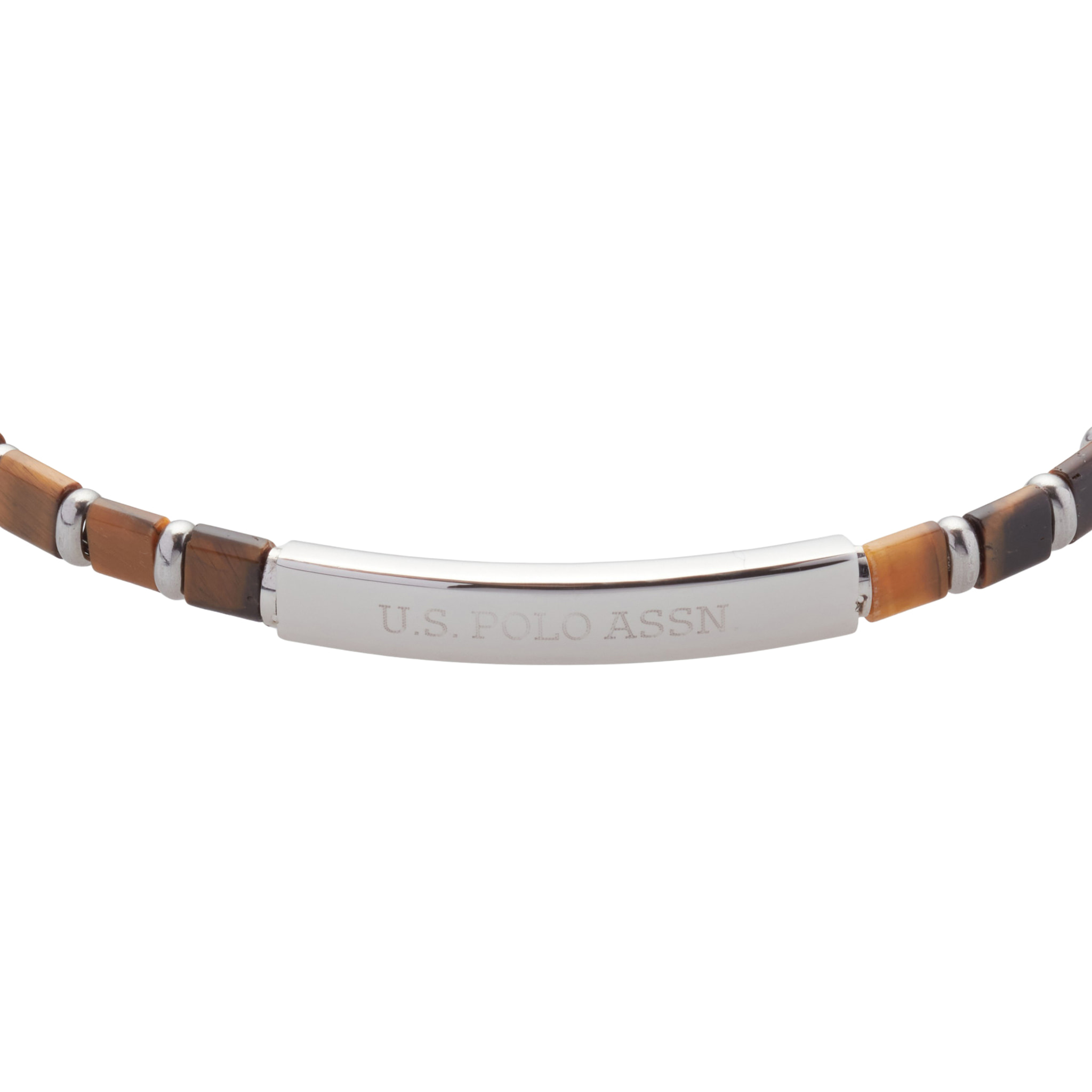 Bracciale U.S. Polo Assn. In acciaio con pietre