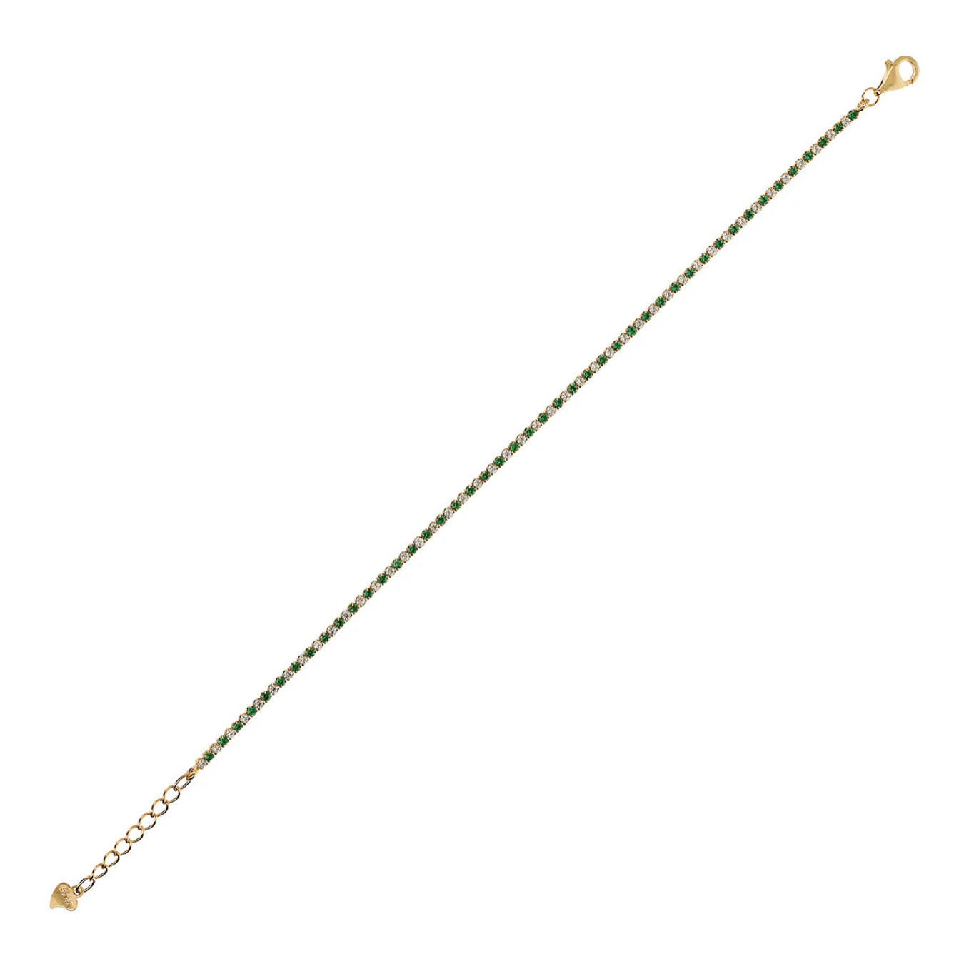 Bracciale Tennis Multicolore Golden con Cubic Zirconia