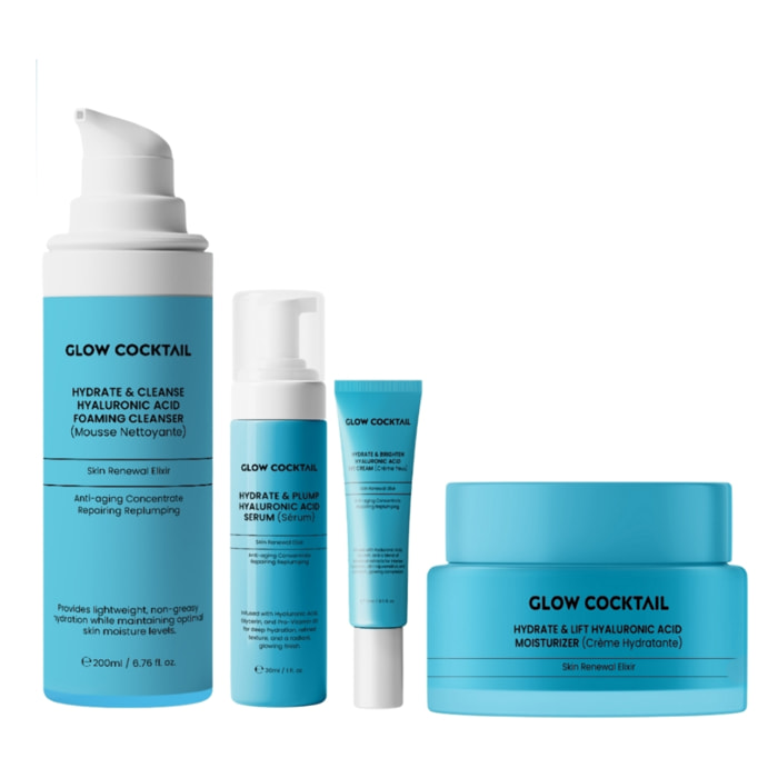 Kit completo de cuidado facial hidratante y reafirmante