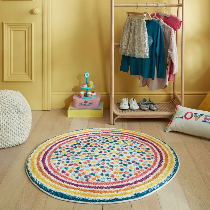 Tapis rond RAINBOW