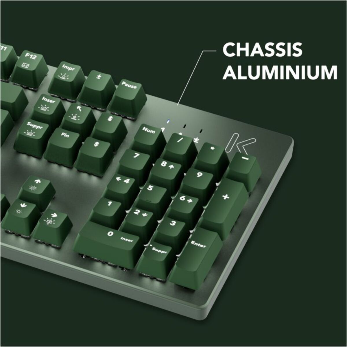 Clavier gamer SKILLKORP K15 VERT Progress