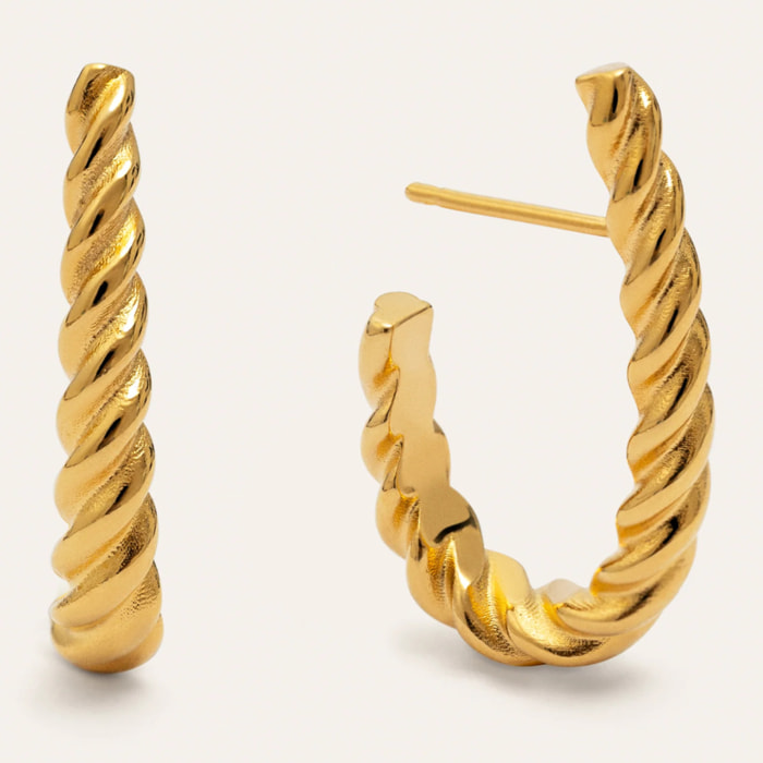 Pendientes Tressia Baño Oro