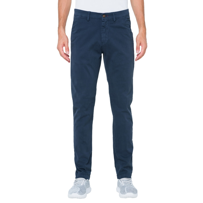 Pantalone Hot Buttered chinos Tjapukai blu chiaro