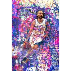 Tableau tony parker 09 Toile imprimée