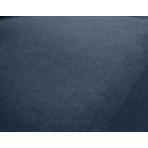 Ikare - canapé modulable d'angle gauche - 6 places - en tissu - Bleu