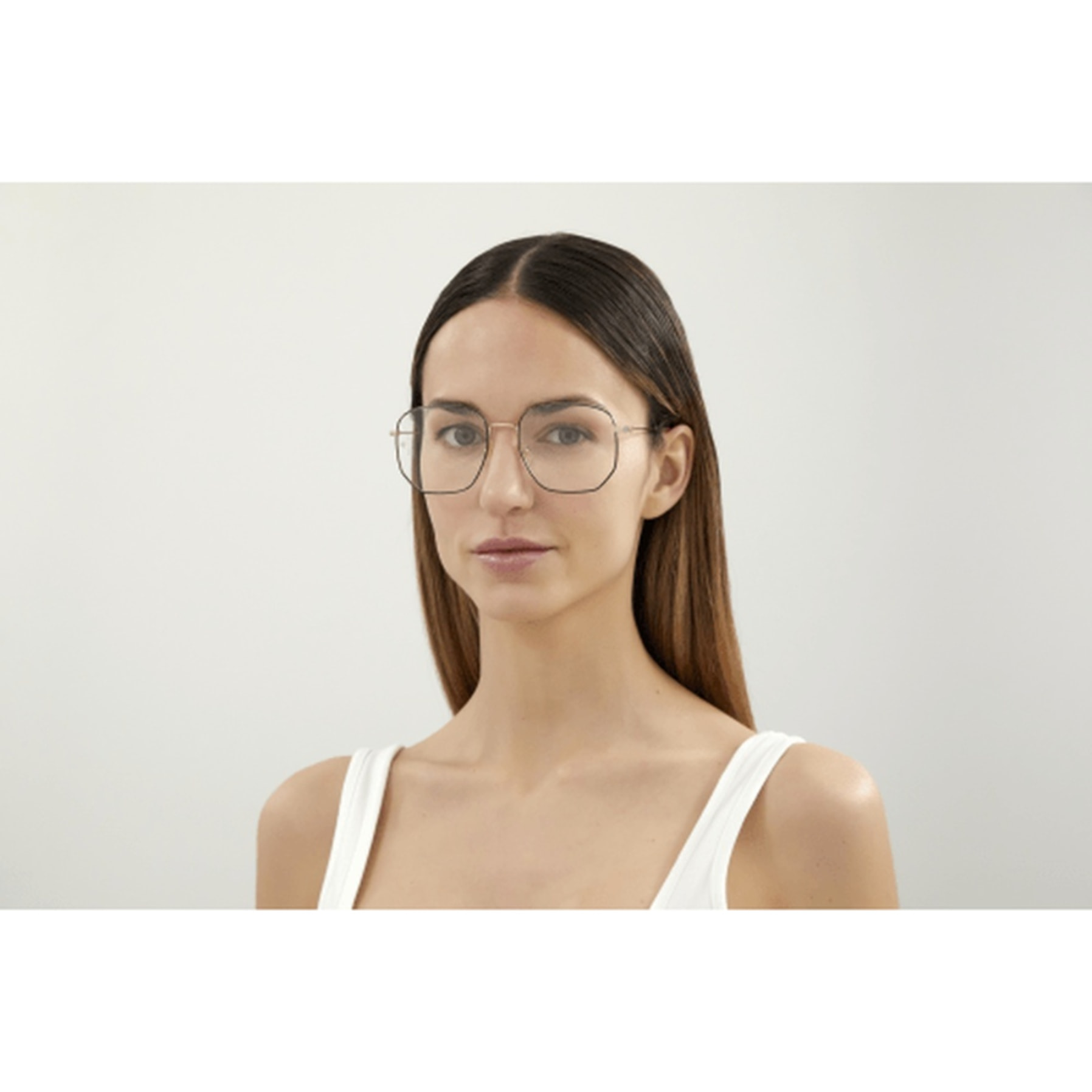 Gafas de Vista Gucci GG0396O-001 de Metal Mujer 56 mm
