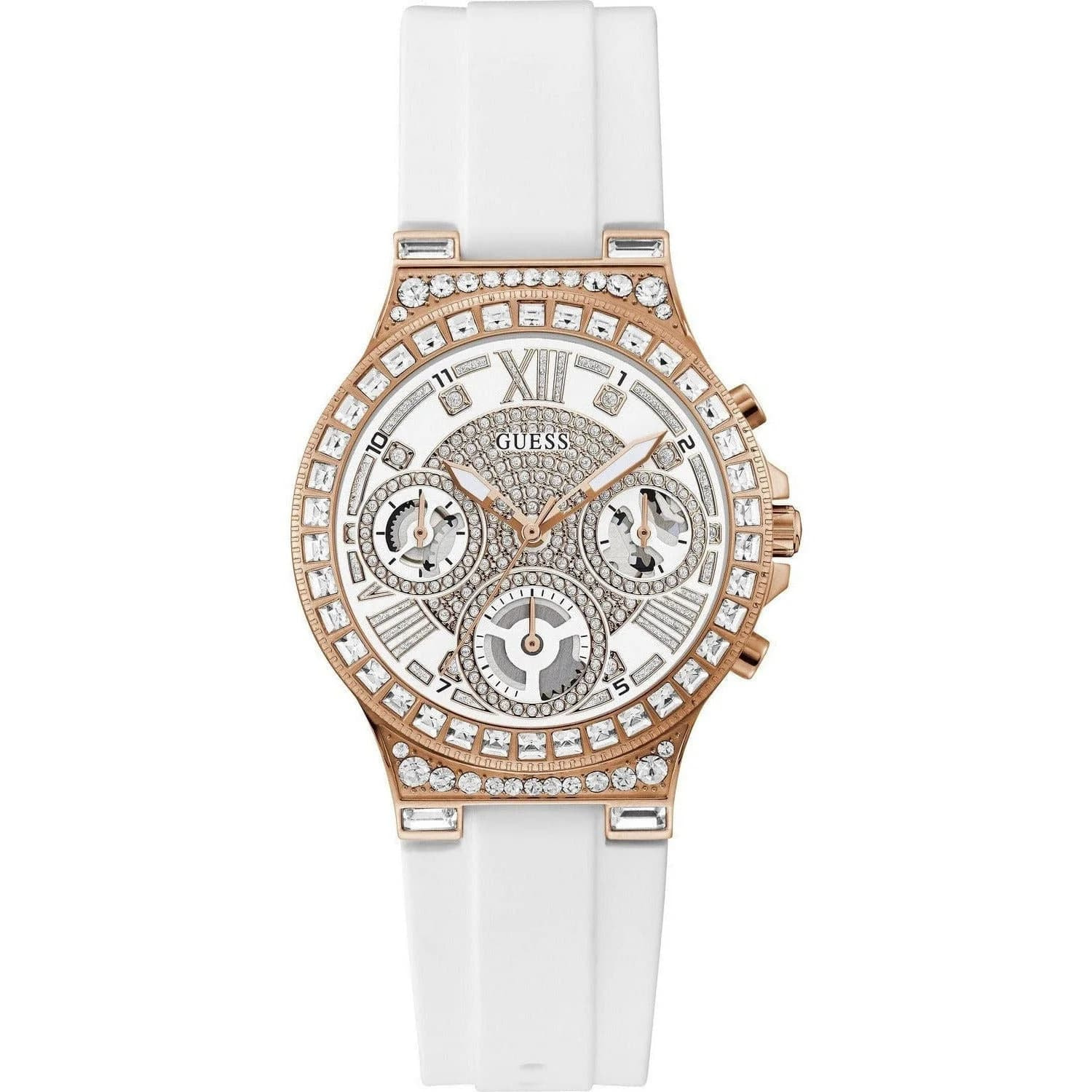 Reloj Guess GW0257L2 Mujer Analogico Cuarzo con Correa de Silicona