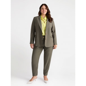 Fiorella Rubino - Blazer con bottoni - Verde militare